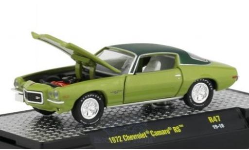 Modellautos Chevrolet Camaro 1/64 M2 Machines RS grün/matt-grün 1972 Chevrolet Camaro 1/64 M2 Machines RS grün/matt-grün 1972 modellautos