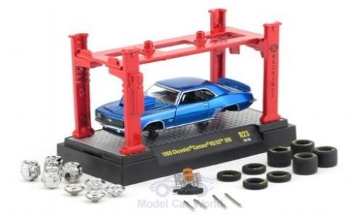 Modellautos Chevrolet Camaro 1/64 M2 Machines RS/SS 396 blau 1969 Model-Kit Bausatz inklusive 4 Ersatzrädern Chevrolet Camaro 1/64 M2 Machines RS/SS 396 blau 1969 Model-Kit Bausatz inklusive 4 Ersatzrädern modellautos
