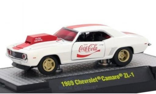 Chevrolet Camaro ZL1 1/64 M2 Machines ZL1 weiss/rot Coca Cola 1969 modellautos