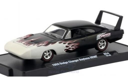 Dodge Charger Daytona 1/64 M2 Machines Daytona HEMI schwarz/Dekor 1969 modellautos