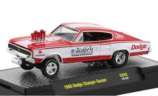 Dodge Charger 1/64 M2 Machines Gasser rot/weiss Chrysler Direct Connection 1966 modellautos