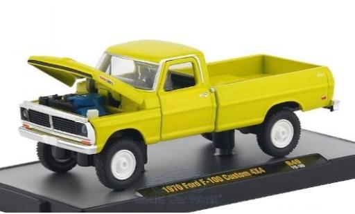 Ford F-1 1/64 M2 Machines 00 Custom 4x4 gelb 1970 modellautos
