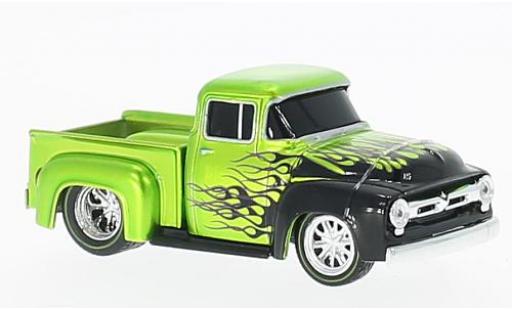 Ford F-1 1/64 M2 Machines 00 grün/Dekor 1956 Ground Pounders Release 16 modellautos