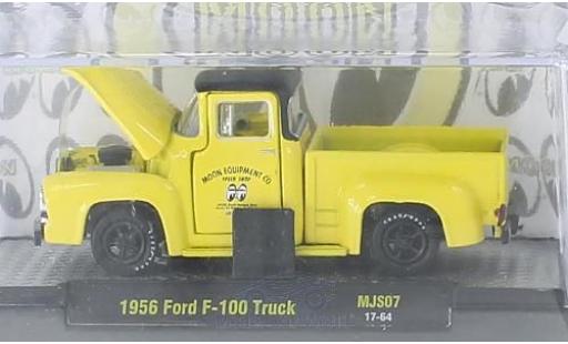 Ford F-1 1/64 M2 Machines 00 Truck gelb/schwarz Moon Equipment Co. 1956 modellautos