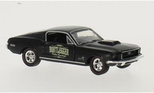 Ford Mustang 1/64 M2 Machines Cobra-Jet schwarz Bootlegger 1968 modellautos
