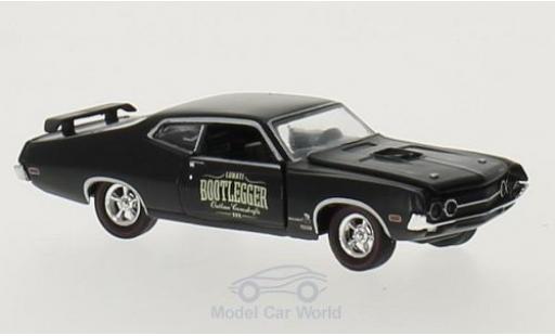 Ford Torino 1/64 M2 Machines Cobra schwarz Bootlegger 1970 modellautos