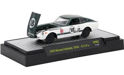 Modellautos Nissan Fairlady Z 1/64 M2 Machines 432 mettalic grün/weiss RHD 1970 Nr.18 Nissan Fairlady Z 1/64 M2 Machines 432 mettalic grün/weiss RHD 1970 Nr.18 modellautos
