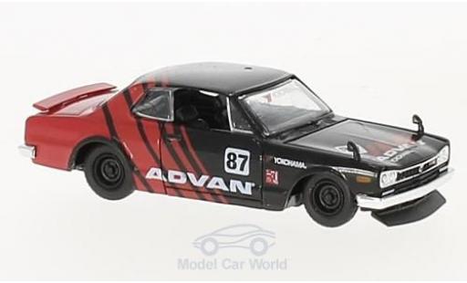 Nissan Skyline 1/64 M2 Machines GT-R No.87 Advan 1971 modellautos