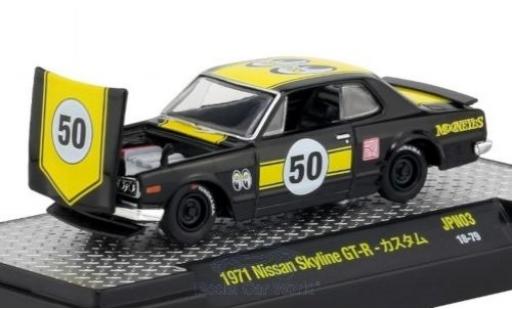 Modellautos Nissan Skyline 1/64 M2 Machines GT-R schwarz/gelb 1971 Nissan Skyline 1/64 M2 Machines GT-R schwarz/gelb 1971 modellautos