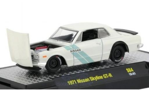 Modellautos Nissan Skyline 1/64 M2 Machines GT-R weiss/Dekor RHD 1971 Nissan Skyline 1/64 M2 Machines GT-R weiss/Dekor RHD 1971 modellautos