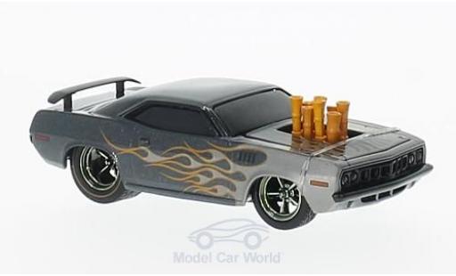 Plymouth Cuda 1971 1/64 M2 Machines 440 mettalic grau 1971 Tuning Wild Cards Release WC05 modellautos