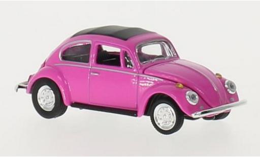 Modellautos Volkswagen Beetle 1/64 M2 Machines Deluxe rosa U.S.A.Model 1967 silberne jantes Volkswagen Beetle 1/64 M2 Machines Deluxe rosa U.S.A.Model 1967 silberne jantes modellautos