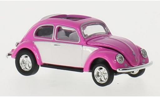 Modellautos Volkswagen Beetle 1/64 M2 Machines Deluxe rosa/weiss U.S.A.Model 1953 ouvert toit Volkswagen Beetle 1/64 M2 Machines Deluxe rosa/weiss U.S.A.Model 1953 ouvert toit modellautos