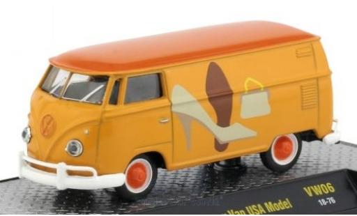 Volkswagen T1 B 1/64 M2 Machines Kastenwagen gelb/Dekor 1960 USA-Version modellautos