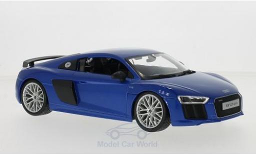 Audi R8 1/18 Maisto V10 Plus blau modellautos