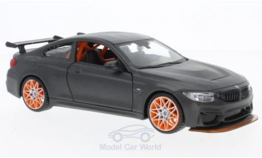 Bmw M4 1/24 Maisto GTS matt-grau modellautos