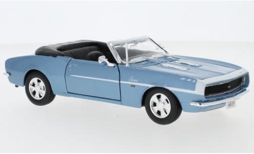 Chevrolet Camaro 1/24 Maisto SS 396 Cabrio mettalic blau 1968 modellautos