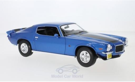 Chevrolet Camaro 1/18 Maisto Z28 mettalic blau/schwarz 1971 modellautos
