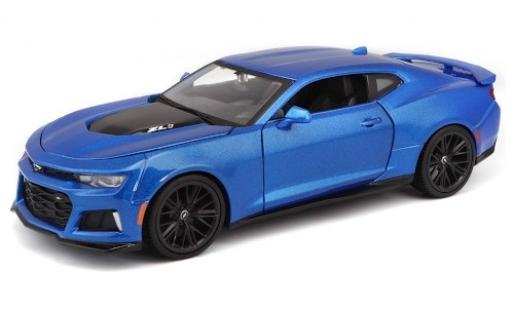 Chevrolet Camaro 1/24 Maisto ZL1 mettalic blau 2017 modellautos