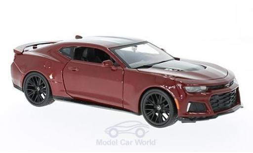 Chevrolet Camaro ZL1 1/24 Maisto ZL1 mettalic rot 2017 modellautos
