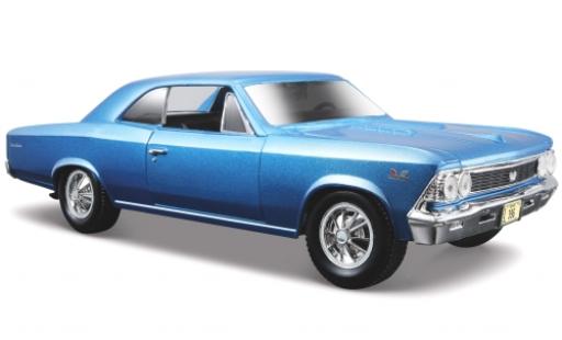 Modellautos Chevrolet Chevelle 1/24 Maisto SS 396 mettalic blau 1966 sans Vitrine Chevrolet Chevelle 1/24 Maisto SS 396 mettalic blau 1966 sans Vitrine modellautos