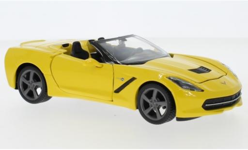 Modellautos Chevrolet Corvette 1/24 Maisto Stingray (C7) Cabrio gelb 2014 Chevrolet Corvette 1/24 Maisto Stingray (C7) Cabrio gelb 2014 modellautos
