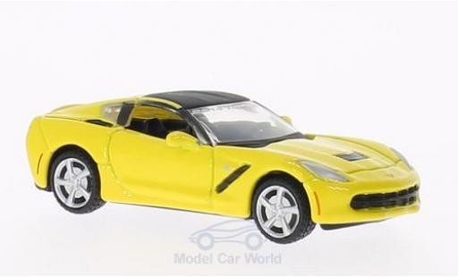 Chevrolet Corvette C7 1/64 Maisto Stingray (C7) gelb 2014 Toy Fair Edition 2014 modellautos