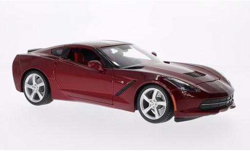 Modellautos Chevrolet Corvette 1/18 Maisto Stingray (C7) mettalic rot 2014 Chevrolet Corvette 1/18 Maisto Stingray (C7) mettalic rot 2014 modellautos