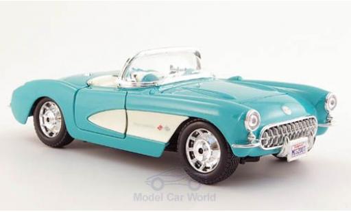 Modellautos Chevrolet Corvette C1 1/24 Maisto türkis/weiss 1957 Chevrolet Corvette C1 1/24 Maisto türkis/weiss 1957 modellautos