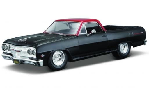 Modellautos Chevrolet El Camino 1/24 Maisto matt-schwarz/rot 1:25 Chevrolet El Camino 1/24 Maisto matt-schwarz/rot 1:25 modellautos
