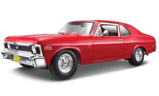 Chevrolet Nova 1/18 Maisto SS Coupe rot 1970 modellautos