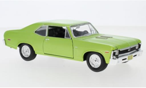 Modellautos Chevrolet Nova 1/24 Maisto SS mettalic grün 1970 Chevrolet Nova 1/24 Maisto SS mettalic grün 1970 modellautos
