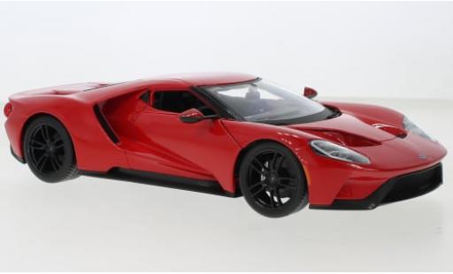 Ford GT 1/18 Maisto rot 2017 1:18 modellautos