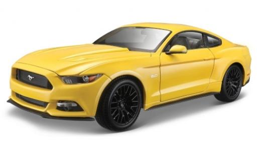 Ford Mustang 1/18 Maisto GT gelb 2015 modellautos