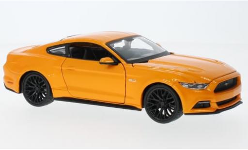 Ford Mustang 1/24 Maisto GT metallise orange 2015 1:24 modellautos
