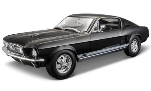 Modellautos Ford Mustang 1/18 Maisto GTA Fastback schwarz 1967 Ford Mustang 1/18 Maisto GTA Fastback schwarz 1967 modellautos