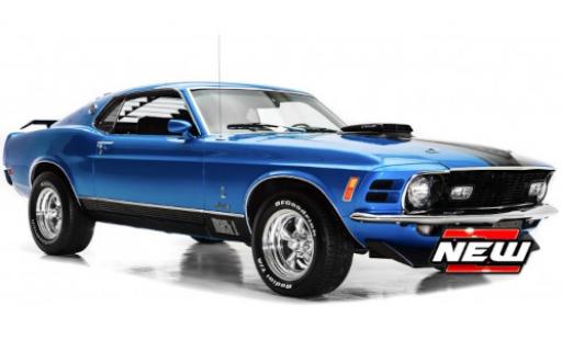 Modellautos Ford Mustang 1/18 Maisto MACH 1 blau/schwarz 1970 Ford Mustang 1/18 Maisto MACH 1 blau/schwarz 1970 modellautos