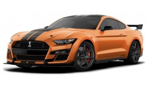 Ford Mustang 1/18 Maisto Shelby GT500 orange/matt-schwarz 2020 modellautos