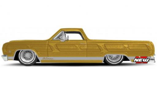 Modellautos Chevrolet El Camino 1/24 Maisto Lowrider doré/Décorer 1965 Chevrolet El Camino 1/24 Maisto Lowrider doré/Décorer 1965 modellautos