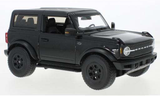 Modellautos Ford Bronco 1/18 Maisto Wildtrak schwarz 2021 Ford Bronco 1/18 Maisto Wildtrak schwarz 2021 modellautos