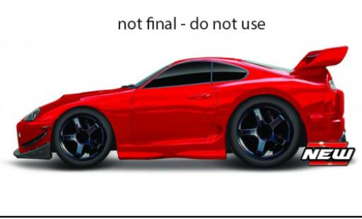 Toyota Supra 1/64 Maisto MK4 (A80) rot/schwarz 1995 modellautos