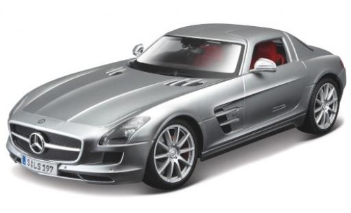 Mercedes SLS 1/18 Maisto AMG (C197) silber 2010 modellautos