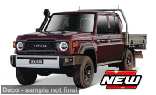 Modellautos Toyota Land Cruiser 1/43 Maisto 70 rot 1:43 Toyota Land Cruiser 1/43 Maisto 70 rot 1:43 modellautos