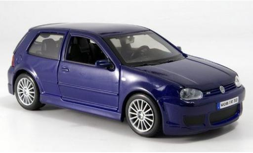 Volkswagen Golf 1/24 Maisto IV R32 blau 2006 sans Vitrine modellautos