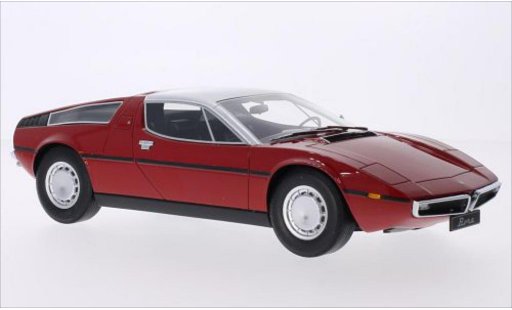 Maserati Bora Base 1/18 Minichamps rot/grau 1970 modellautos