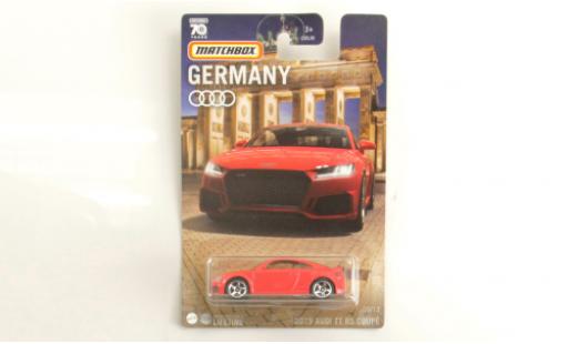 Modellautos Audi TT 1/64 Matchbox RS Coupe rouge Audi TT 1/64 Matchbox RS Coupe rouge modellautos