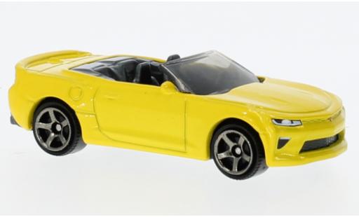 Chevrolet Camaro 1/64 Matchbox Cabriolet jaune 2016 modellautos