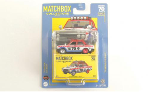 Modellautos Datsun 510 1/64 Matchbox Rally 1970 Datsun 510 1/64 Matchbox Rally 1970 modellautos