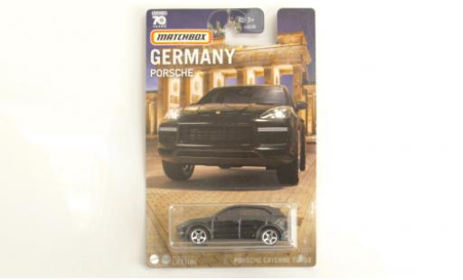 Modellautos Porsche Cayenne Turbo 1/64 Matchbox noire Porsche Cayenne Turbo 1/64 Matchbox noire modellautos