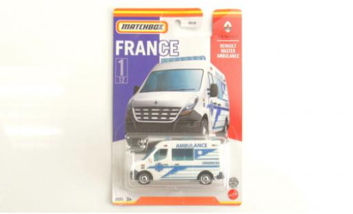 Modellautos Renault Master 1/64 Matchbox Ambulance Renault Master 1/64 Matchbox Ambulance modellautos
